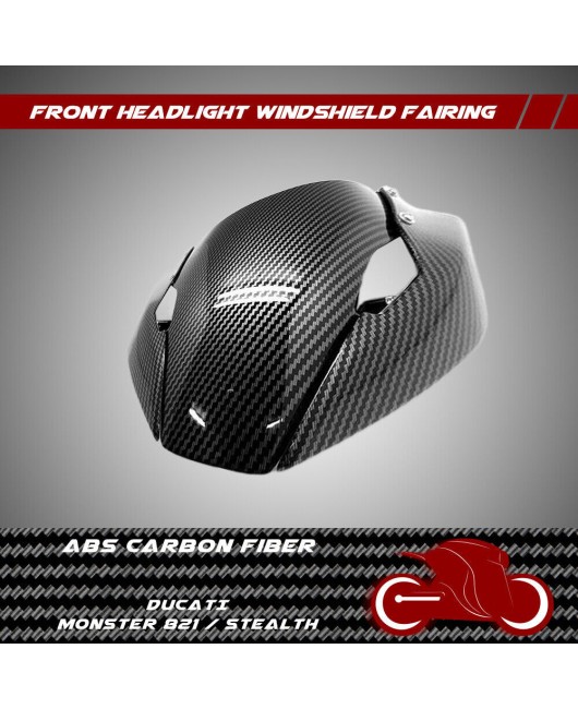 Suitable for Ducati DUCATI MONSTER 821/Stealth front headlight windshield fairing