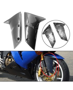 Suitable for KAWASAKI Kawasaki ZX-10R 04-2007 carbon fiber front side mudguard mud fairing