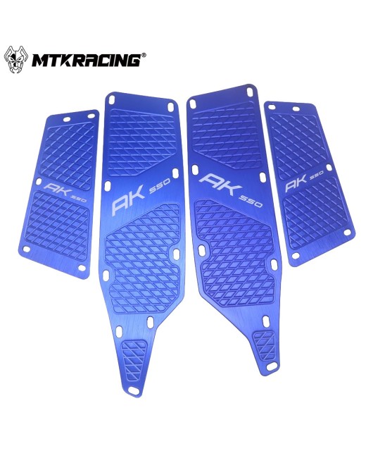 Suitable for Guangyang AK550 modification front and rear foot pedals, anti slip foot pads, foot bottom plate four piece set