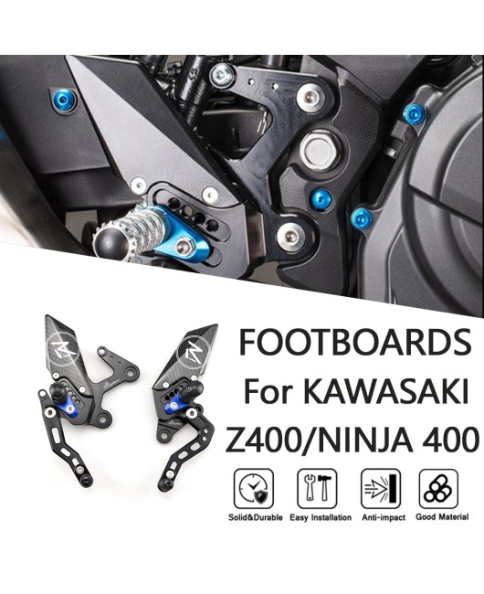 Suitable for Kawasaki Z400/NINJA400 17-24 modified lifting assembly foot pedal bracket height increasing foot pedal