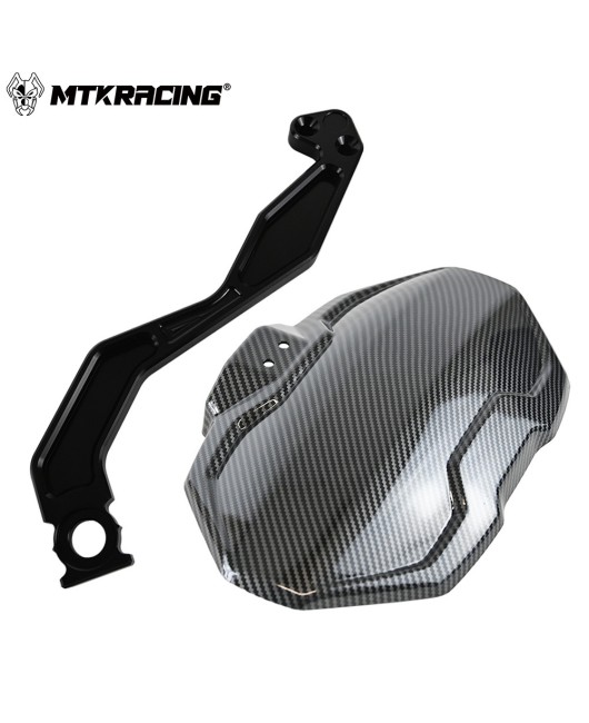 Suitable for Honda CB650R/650F18-23 modified carbon brazing single arm rear mudguard short tail license plate holder