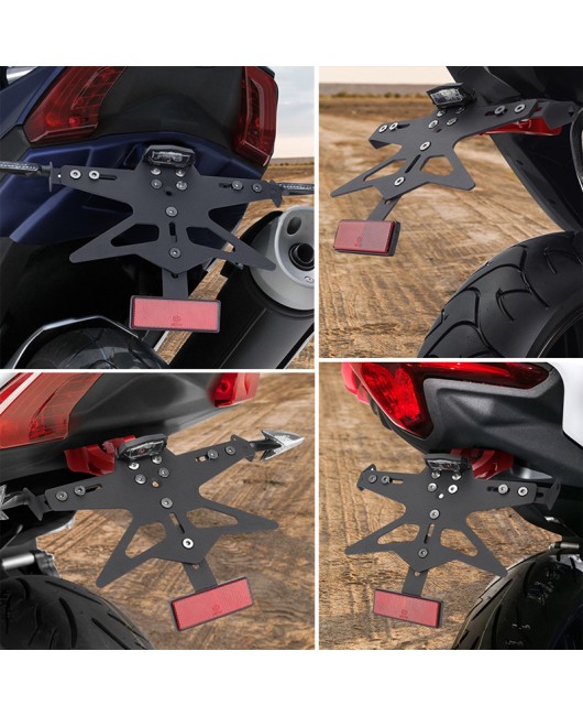 Suitable for Yamaha TMAX530 tmax560 DX/SX modified license plate holder, license plate holder, short tail bracket