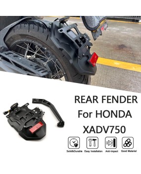 Suitable for Honda XADV750 FORZA750 motorcycle modification with single arm rear mudguard and short tail license plate holder