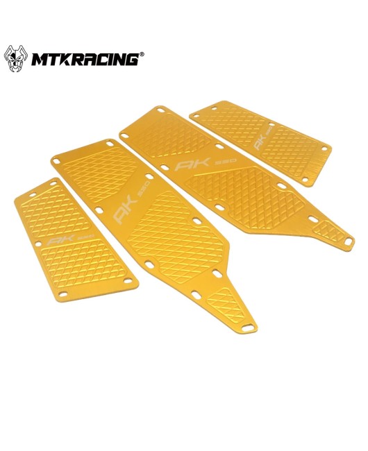 Suitable for Guangyang AK550 modification front and rear foot pedals, anti slip foot pads, foot bottom plate four piece set