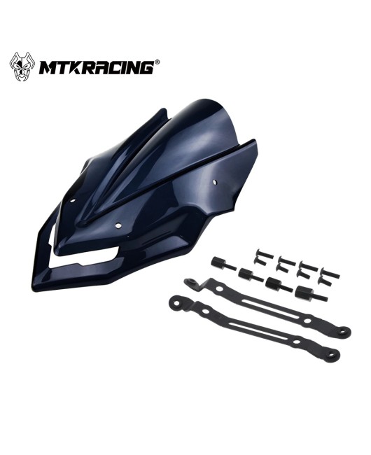 Suitable for Kawasaki Z900 17-20 year modification special front windshield deflector and windshield mirror accessories