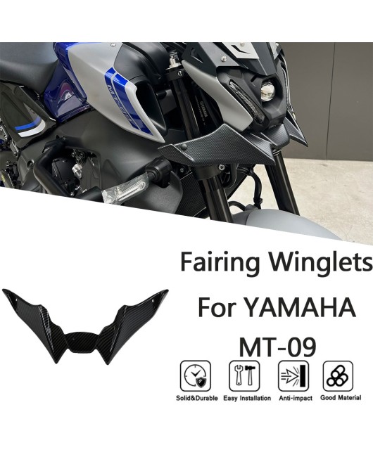 Suitable for Yamaha MT09 SP V3 21-24 year modified front grille with bird beak mudguard and fixed wing