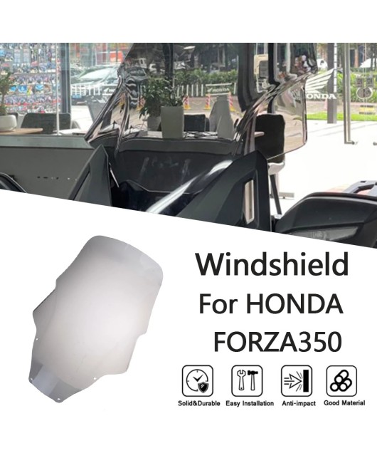 Suitable for Honda FORZA350 22-24 year modification special front windshield deflector and windshield mirror accessories