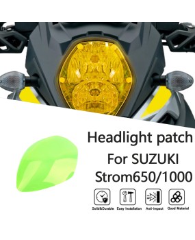 Suitable for Suzuki V-STROM650 2017-2021 modified headlight protection film, headlight protective lens cover film