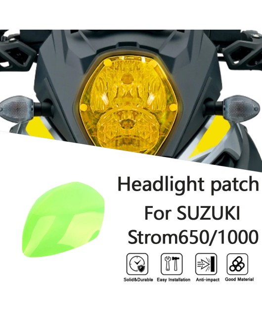 Suitable for Suzuki V-STROM650 2017-2021 modified headlight protection film, headlight protective lens cover film