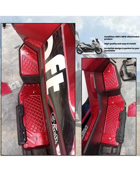 Suitable for Honda HONDA ADV350 22-24 modified footrest, front footrest, non slip footrest pad decoration