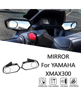 Suitable for Yamaha XMAX300 23-24 year modified rearview mirror, large field of view, anti dizziness, forward reflector