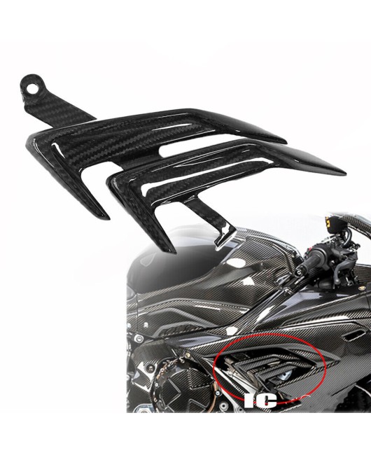 Suitable for BMW S1000RR 2020-2022 carbon fiber small side panel decorative fairing for BMW motorcycles