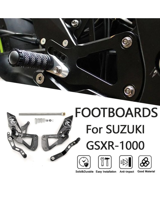 Suitable for Suzuki GSXR-1000 17-24 modified lifting assembly, foot pedal bracket, brake pedal, shift bracket