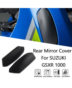 Suitable for Suzuki GSX-R 1000 2017-2023 modified rearview mirror decorative cover, mirror holder, and plug mirror code holder