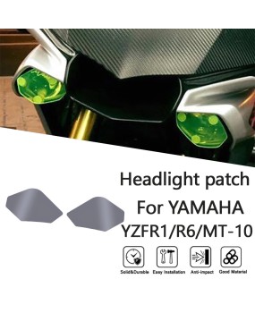 Suitable for Yamaha MT-10 2017-2024 modified headlight protection film, headlight lens cover patch