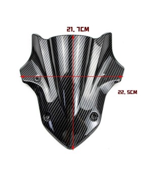 Suitable for Kawasaki Z900 2017-2019 windshield carbon fiber pattern water transfer printing windshield cover