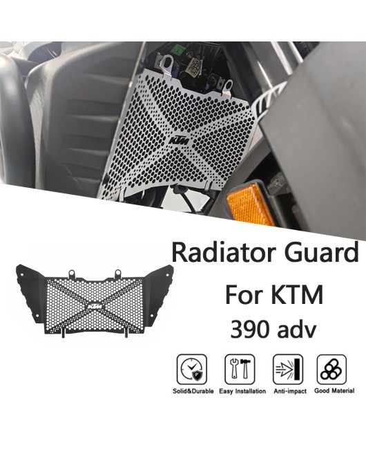 Suitable for KTM 390 ADV 2021-2024 modified water tank network, water tank cover, radiator protection net