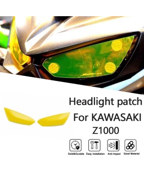 Suitable for Kawasaki Z10002014-2024 modified headlight protection film, headlight eye protection lens cover film