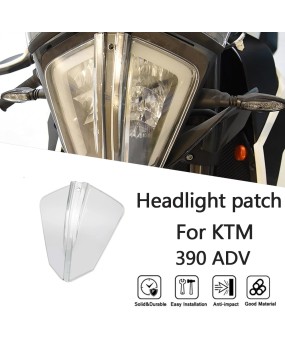 Suitable for KTM390 790 890 ADV 2021-2024 modified headlight protection sheet and headlight cover patch