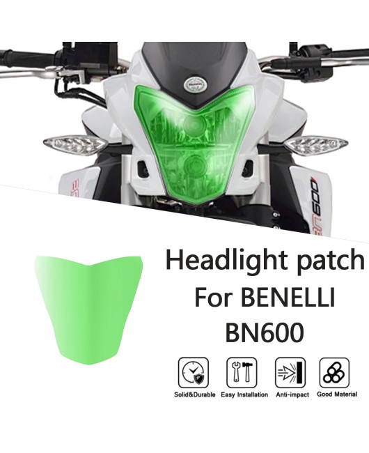 Suitable for Benelli Yellow Dragon BN600 2013-2019 modified headlight protection film, headlight goggles protection film