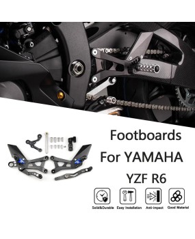 Suitable for Yamaha R6 2015-2024 modification, elevated assembly, foot pedal bracket, brake pedal, shift bracket