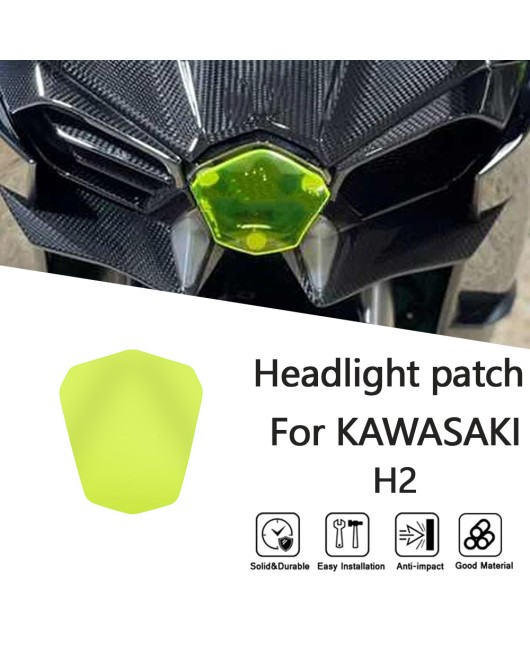 Suitable for Kawasaki NINJA H2 2015-2023 modified headlight protective film, headlight protective lens protective film