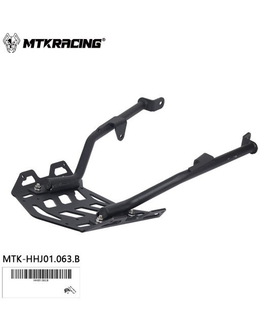 Suitable for Yamaha MT-09 21-24 modified aluminum alloy rear rack, luggage rack, trunk rack, tail wing accessories