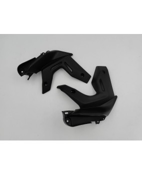 Suitable for Kawasaki Z650 2021-2022 large and small board matte black side cover modification accessories