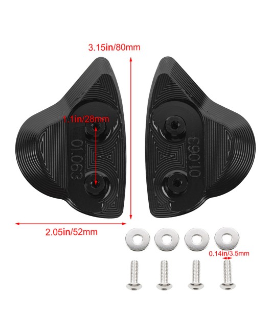 Suitable for Yamaha YZF-R6 17-21 year modified rearview mirror decoration cover mirror seat plug mirror code seat