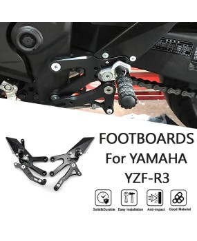 Suitable for Yamaha YZF-R3 YZF-R25 MT-03 modified lifting assembly foot pedal bracket height increasing foot pedal