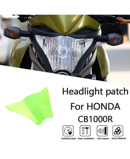 Suitable for Honda CB1000R 2008-2017 modified headlight protection film, headlight protection lens cover patch