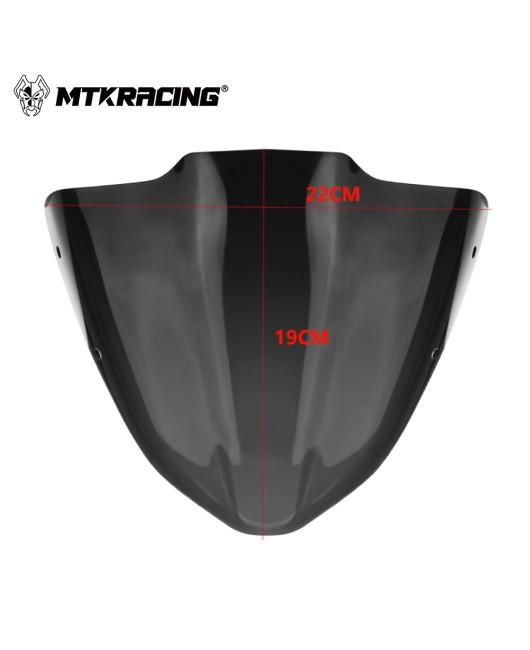 Suitable for Yamaha MT-09 (17-20) MT-07 (21-24) modified windshield, instrument panel, windshield mirror