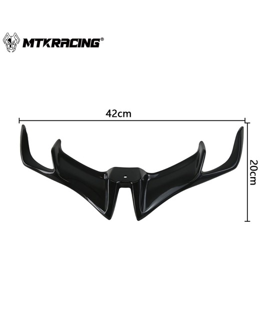 Suitable for Yamaha YZF-R15 v3.0 modified bird beak fixed wing shark fin inlet wing lower lip breaking wind