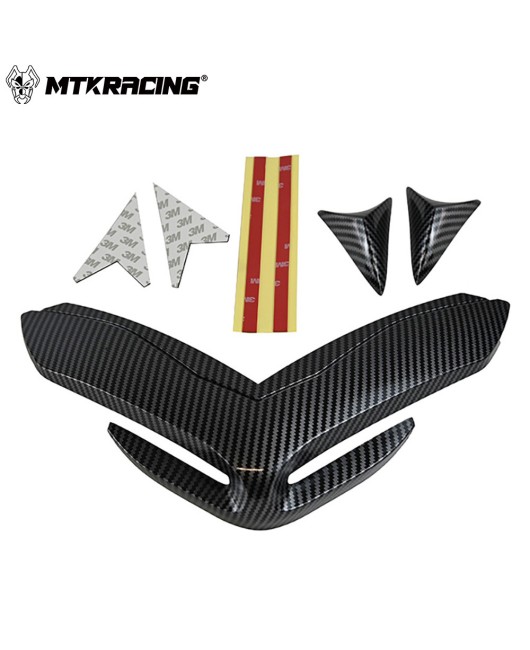 Suitable for Kawasaki Z900 17-19 modified bird beak fixed wing shark fin inlet wing lower lip wind knife