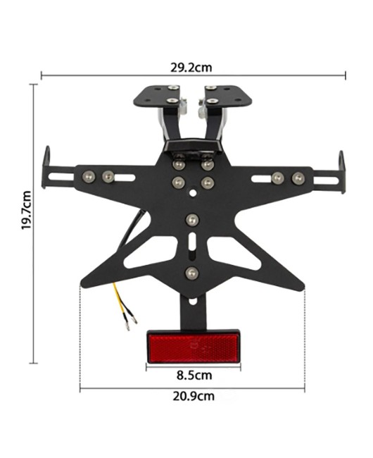 Suitable for Yamaha TMAX530 tmax560 DX/SX modified license plate holder, license plate holder, short tail bracket