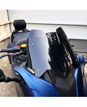 Suitable for Yamaha Tmax530/560 modification of dedicated front windshield with windshield guide from 2017 to 2021