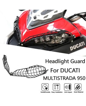 Suitable for Ducati Multistrada 950 2020-2024 modified headlight protection net, lampshade protection net