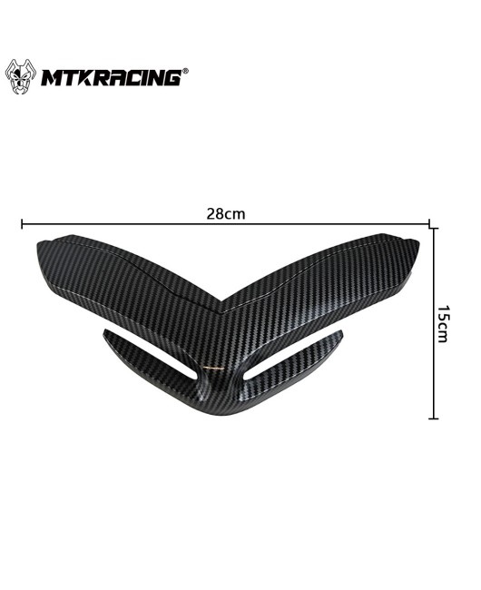 Suitable for Kawasaki Z900 17-19 modified bird beak fixed wing shark fin inlet wing lower lip wind knife