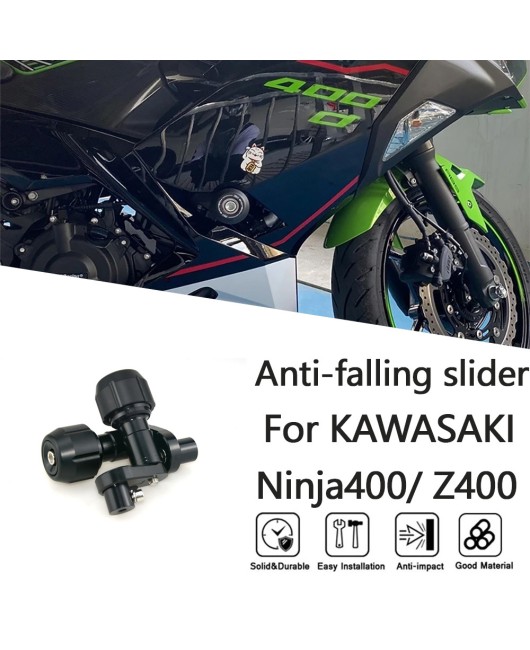 Suitable for Kawasaki NINJA400 Z400 18-24 year body anti fall ball bumper protection ball modification accessories