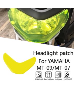 Suitable for Yamaha MT-09 2013-2016 modified headlight protection film, headlight lens cover patch