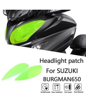 Suitable for Suzuki BURGMAN650 2017-2024 modified headlight protection film, headlight protective lens cover film