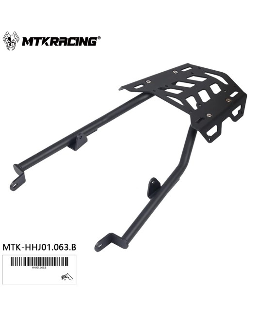 Suitable for Yamaha MT-09 21-24 modified aluminum alloy rear rack, luggage rack, trunk rack, tail wing accessories