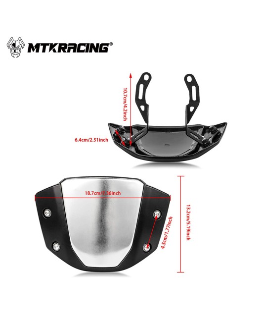 Suitable for Honda CB1000R 2019-2021 modified windshield, instrument panel, windshield mirror, and guide cover