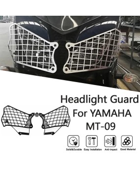 Suitable for Yamaha MT-09 TRACER 17-20 modified headlight protection, headlight net, headlight cover protection net