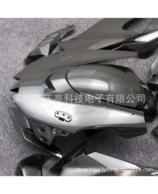 Suitable for Kawasaki ZX10R 2021-2023 full car carbon fiber patterned fairing for Kawasaki Mopei shell