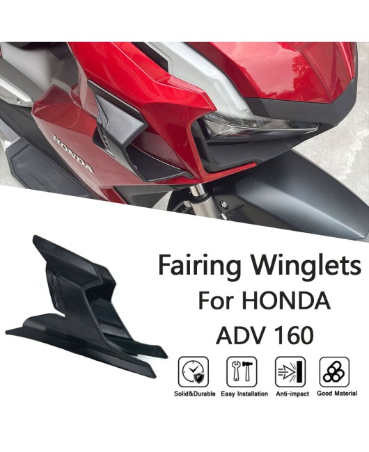 Suitable for HONDA ADV160 22-23 fairing small wing motorcycle mounting parts side wind wing