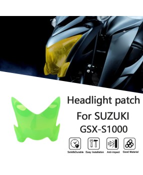 Suitable for Suzuki GSX-S1000 2017-2020 modified headlight protection film, headlight protective lens cover film