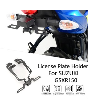 Suitable for Suzuki GSXR125/150 19-24 modified license plate holder, license plate holder, short tail bracket