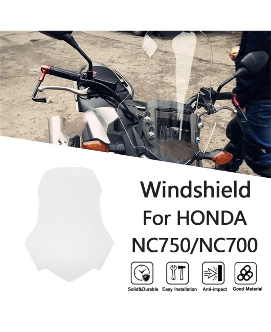 Suitable for Honda NC750X/NC700X11-15 modification specific front windshield deflector and windshield mirror accessories