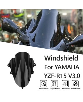 Suitable for Yamaha YZF-R15 v3 17-19 year modification special front windshield deflector windshield accessories